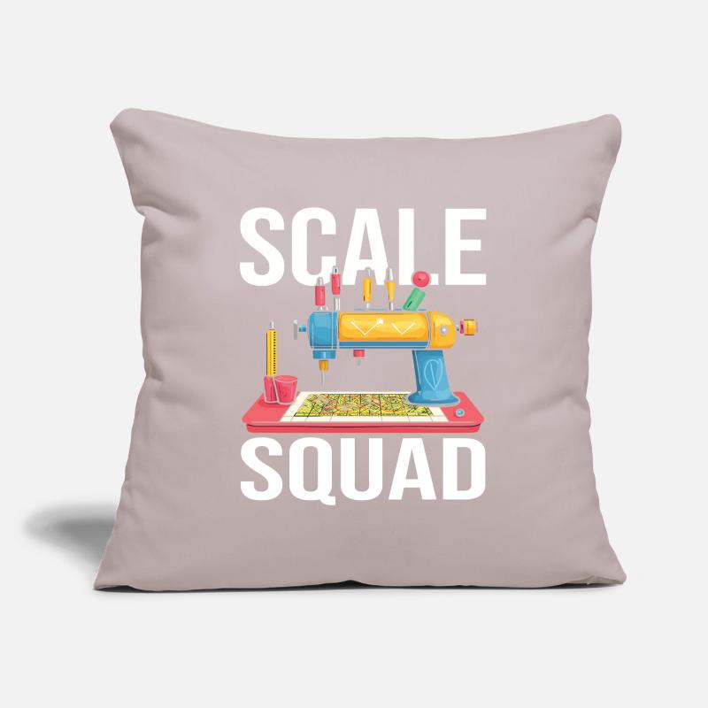 Model Builder Squad Sofa pillowcase 17,3'' x 17,3'' (45 x 45 cm)