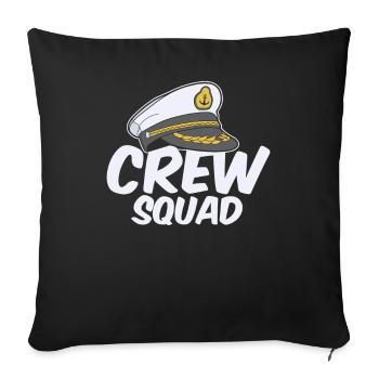 Shipmate Sailor Squad - Housse de coussin décorative 45 x 45 cm - noir - Devant