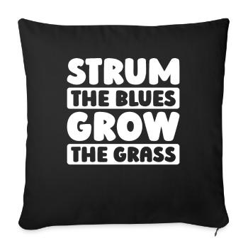 Banjo - Sofa pillowcase 17,3'' x 17,3'' (45 x 45 cm) - black - Front
