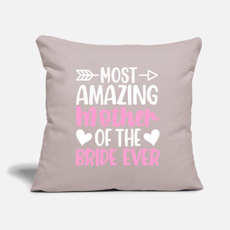 Bridal Party Mutter der Braut Mom Amazing Mutter d Sofakissenbezug 45 x 45 cm