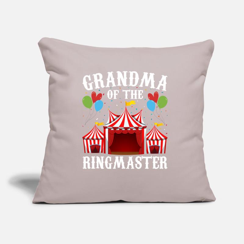 Grand-mère du Ringmaster Circus Party Carnaval Housse de coussin décorative 45 x 45 cm