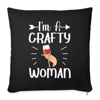Funny Craft Beer Hops Home Brew I'm a - Sofa pillowcase 17,3'' x 17,3'' (45 x 45 cm) - black - Front
