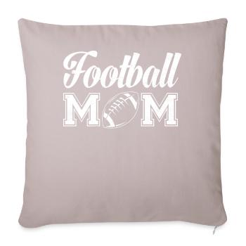 Soccer Mom Joueuse de soccer Maman - Housse de coussin décorative 45 x 45 cm - taupe clair - Devant