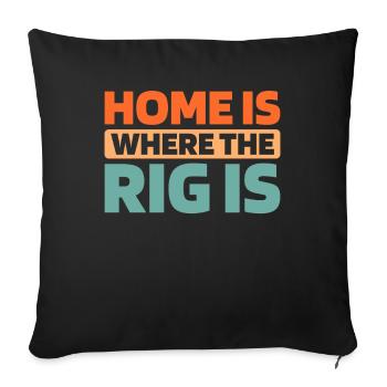 Sim Racing - Sofa pillowcase 17,3'' x 17,3'' (45 x 45 cm) - black - Front