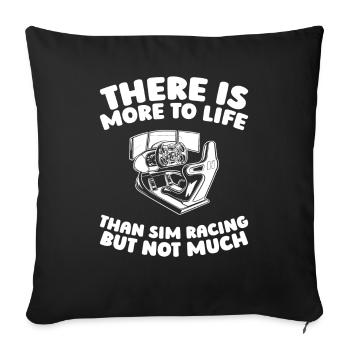 Sim Racing - Sofakissenbezug 45 x 45 cm - Schwarz - Vorne