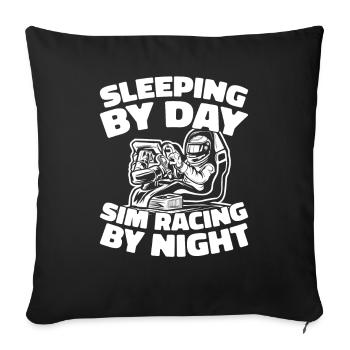 Sim Racing - Sofakissenbezug 45 x 45 cm - Schwarz - Vorne