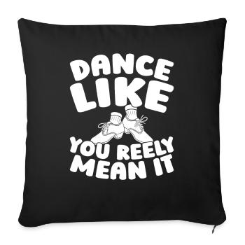 Irish Dance Irischer Tanz - Sofa pillowcase 17,3'' x 17,3'' (45 x 45 cm) - black - Front