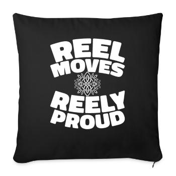 Irish Dance Irischer Tanz - Sofa pillowcase 17,3'' x 17,3'' (45 x 45 cm) - black - Front