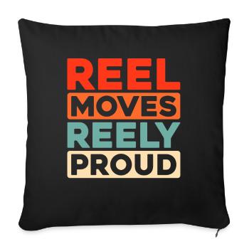 Irish Dance Irischer Tanz - Sofa pillowcase 17,3'' x 17,3'' (45 x 45 cm) - black - Front