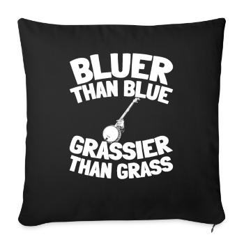 Banjo - Sofa pillowcase 17,3'' x 17,3'' (45 x 45 cm) - black - Front