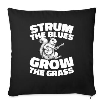 Banjo - Sofa pillowcase 17,3'' x 17,3'' (45 x 45 cm) - black - Front