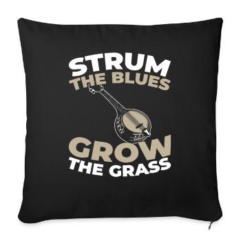 Banjo - Sofa pillowcase 17,3'' x 17,3'' (45 x 45 cm) - black - Front