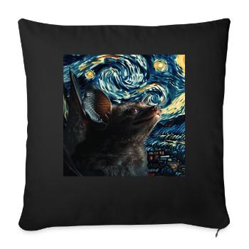 Schläger - Sofakissenbezug 45 x 45 cm - Schwarz - Vorne