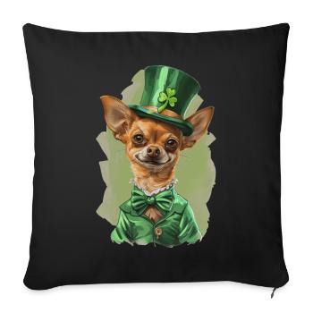 Chihuahua - Sofakissenbezug 45 x 45 cm - Schwarz - Vorne