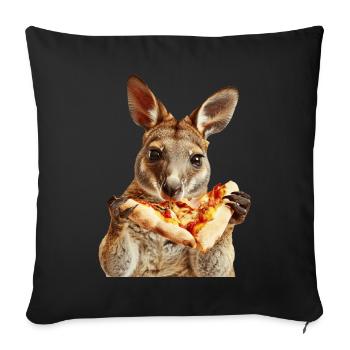 Wallaby - Sofakissenbezug 45 x 45 cm - Schwarz - Vorne