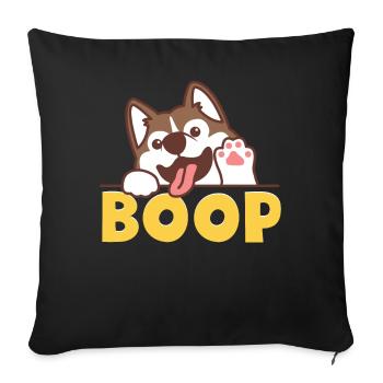 Furry Fandom Pumpkins Fursona Boop - Sofa pillowcase 17,3'' x 17,3'' (45 x 45 cm) - black - Front