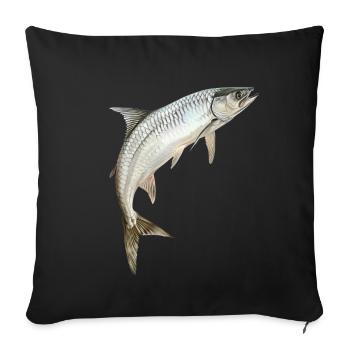 Tarpon - Sofakissenbezug 45 x 45 cm - Schwarz - Vorne