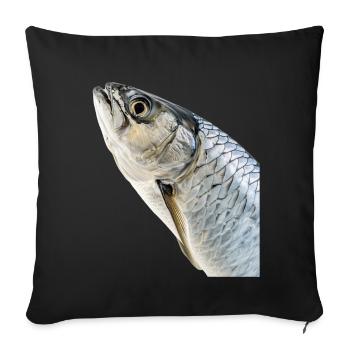 Tarpon - Sofakissenbezug 45 x 45 cm - Schwarz - Vorne