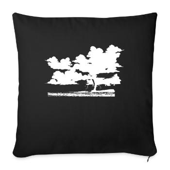 Weather Storm Tornado Vortex - Sofa pillowcase 17,3'' x 17,3'' (45 x 45 cm) - black - Front