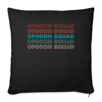 Cadre des travailleurs de la construction - Housse de coussin décorative 45 x 45 cm - noir - Devant