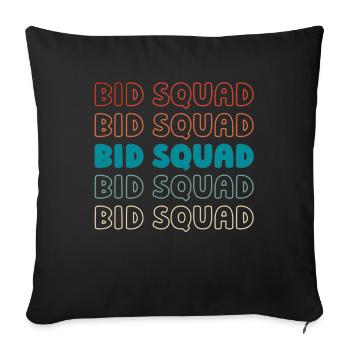 Barber Barbershop Squad - Sofa pillowcase 17,3'' x 17,3'' (45 x 45 cm) - black - Front