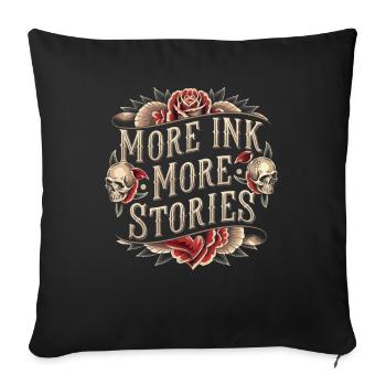 Tattoo Studio Tattoo Artist Tattoo Ideas - Sofa pillowcase 17,3'' x 17,3'' (45 x 45 cm) - black - Front