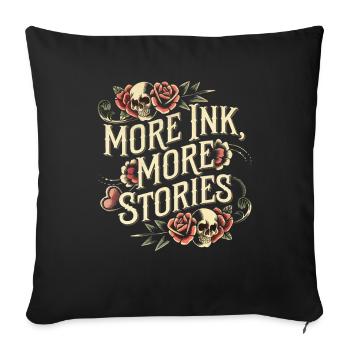 Tattoo Studio Tattoo Artist Tattoo Ideas - Sofa pillowcase 17,3'' x 17,3'' (45 x 45 cm) - black - Front