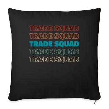 Cadres spirituels - Housse de coussin décorative 45 x 45 cm - noir - Devant