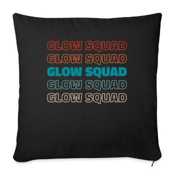 Master Builder Squad - Sofa pillowcase 17,3'' x 17,3'' (45 x 45 cm) - black - Front