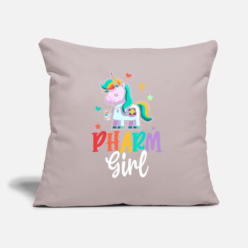 Pharm Girl Pharmacist Technician Pharmacy Sofa pillowcase 17,3'' x 17,3'' (45 x 45 cm)