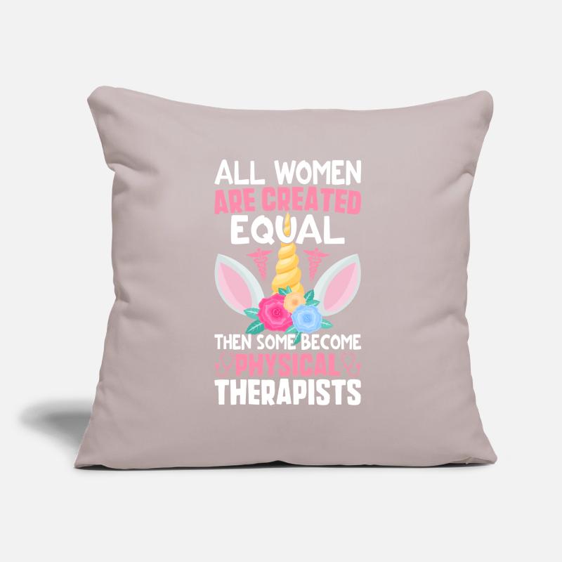 Certains deviennent kinésithérapeutes Physiothérapie PT Housse de coussin décorative 45 x 45 cm