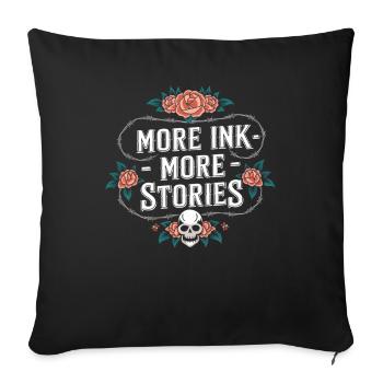 Tattoo Studio Tattoo Artist Tattoo Ideas - Sofa pillowcase 17,3'' x 17,3'' (45 x 45 cm) - black - Front