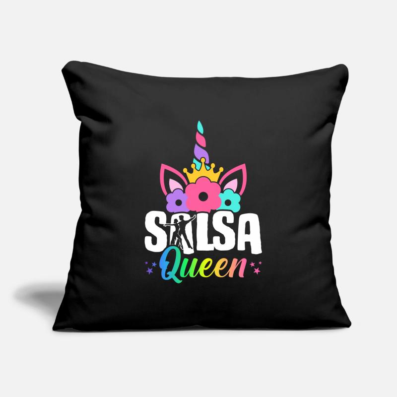 Salsa Queen Salsa Dancer Salsa Dance Illustration Housse de coussin décorative 45 x 45 cm