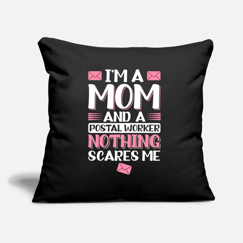 Mom and postal workers Postal workers Sofa pillowcase 17,3'' x 17,3'' (45 x 45 cm)