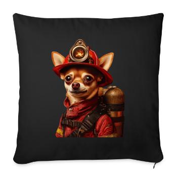Chihuahua - Sofakissenbezug 45 x 45 cm - Schwarz - Vorne