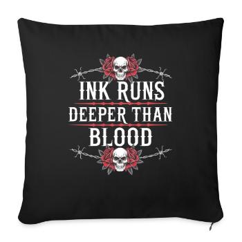 Tattoo Studio Tattoo Artist Tattoo Ideas - Sofa pillowcase 17,3'' x 17,3'' (45 x 45 cm) - black - Front