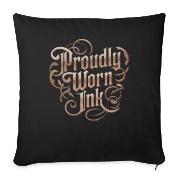 Tattoo Studio Tattoo Artist Tattoo Ideas - Sofa pillowcase 17,3'' x 17,3'' (45 x 45 cm) - black - Front