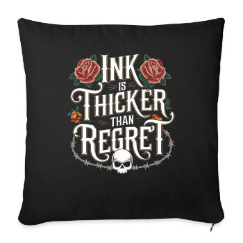 Tattoo Studio Tattoo Artist Tattoo Ideas - Sofa pillowcase 17,3'' x 17,3'' (45 x 45 cm) - black - Front