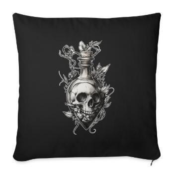 Tattoo Studio Tattoo Artist Tattoo Ideas - Sofa pillowcase 17,3'' x 17,3'' (45 x 45 cm) - black - Front