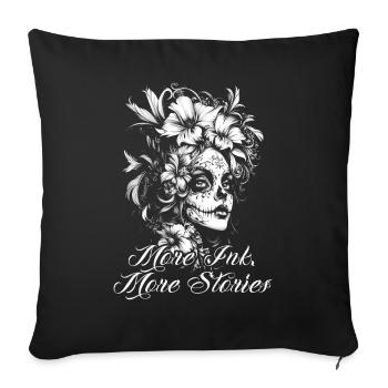 Tattoo Studio Tattoo Artist Tattoo Ideen - Sofakissenbezug 45 x 45 cm - Schwarz - Vorne