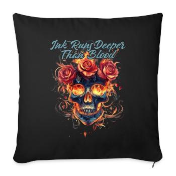 Tattoo Studio Tattoo Artist Tattoo Ideas - Sofa pillowcase 17,3'' x 17,3'' (45 x 45 cm) - black - Front