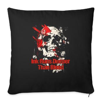 Studio de tatouage Artiste tatoueur Idées de tatouage - Housse de coussin décorative 45 x 45 cm - noir - Devant