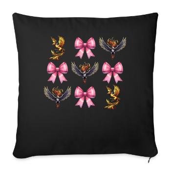 Arc Coquet Phoenix Mythical Eagle Vieux - Housse de coussin décorative 45 x 45 cm - noir - Devant