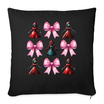 Coquette Arc Flatwoods Monster Cryptide - Housse de coussin décorative 45 x 45 cm - noir - Devant