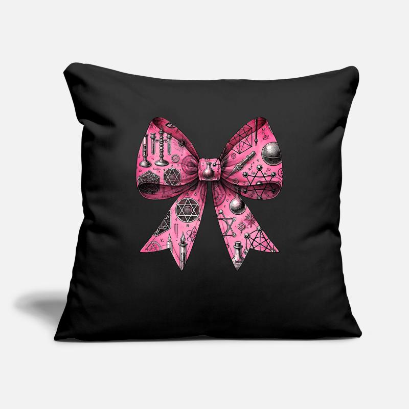 Coquette Bow Alchemy Symbol Pattern Pink Sofa pillowcase 17,3'' x 17,3'' (45 x 45 cm)
