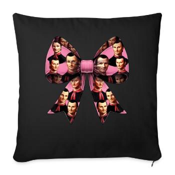 Arc Coquet Machiavel Le Prince - Housse de coussin décorative 45 x 45 cm - noir - Devant