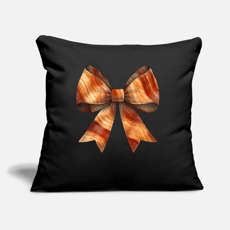 Coquette Bow Bacon Strips Schweinefleisch Mom Sofakissenbezug 45 x 45 cm