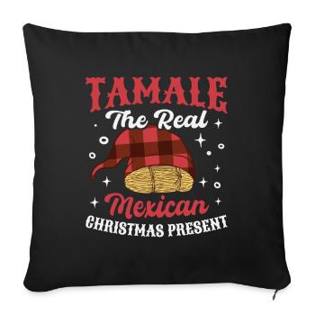 Mexico Tacos Mexican Tacos - Sofa pillowcase 17,3'' x 17,3'' (45 x 45 cm) - black - Front