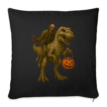 T-Rex - Sofakissenbezug 45 x 45 cm - Schwarz - Vorne