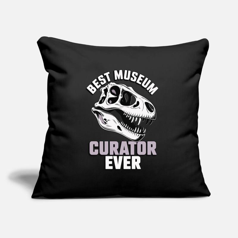 Musée Housse de coussin décorative 45 x 45 cm